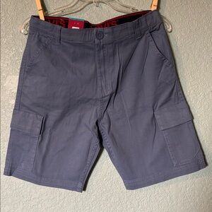 🆕 Levi's Light Blue Youth Utility Cargo Shorts, Size 16 - NWT